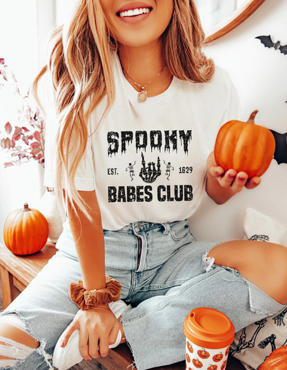 Spooky babes club tee