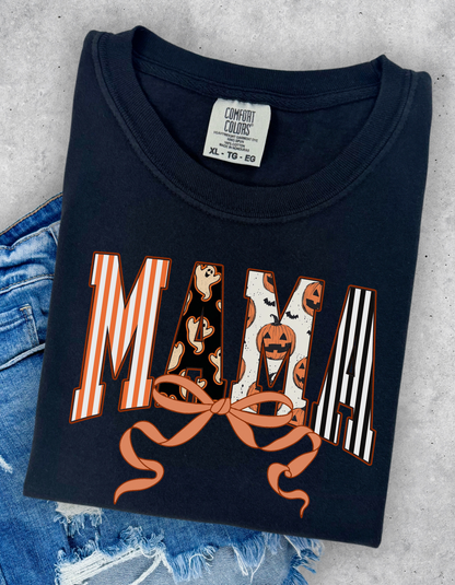 Spooky mama coquette graphic tee