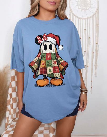 Quilt Mouse Ghost Graphic Tee