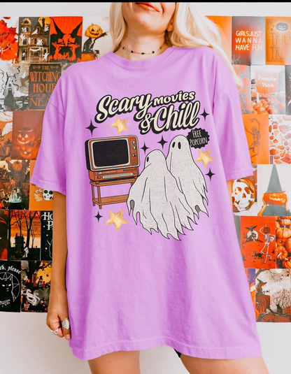 Scary movies and Chill Tee