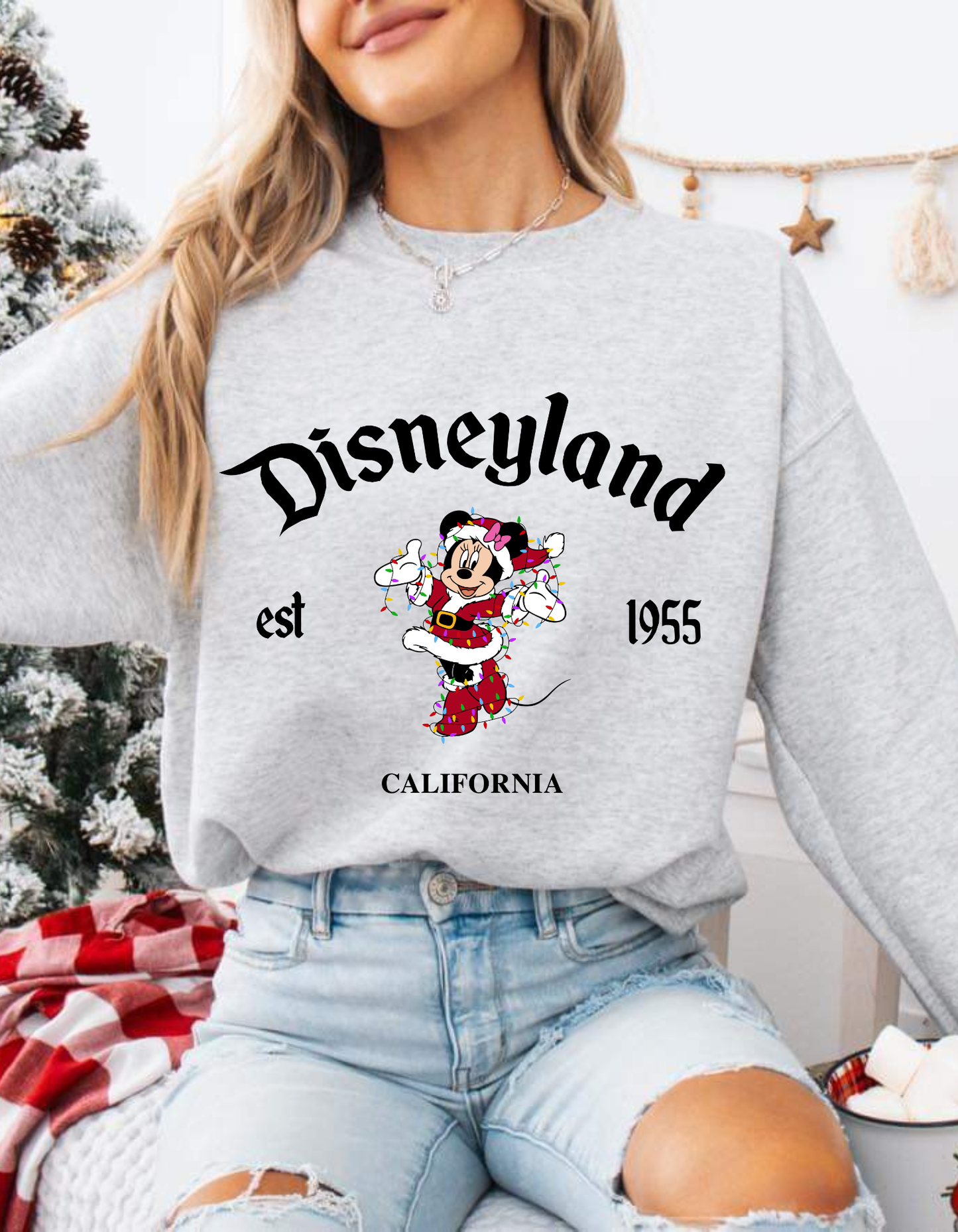 DL California Christmas Crewneck Sweater