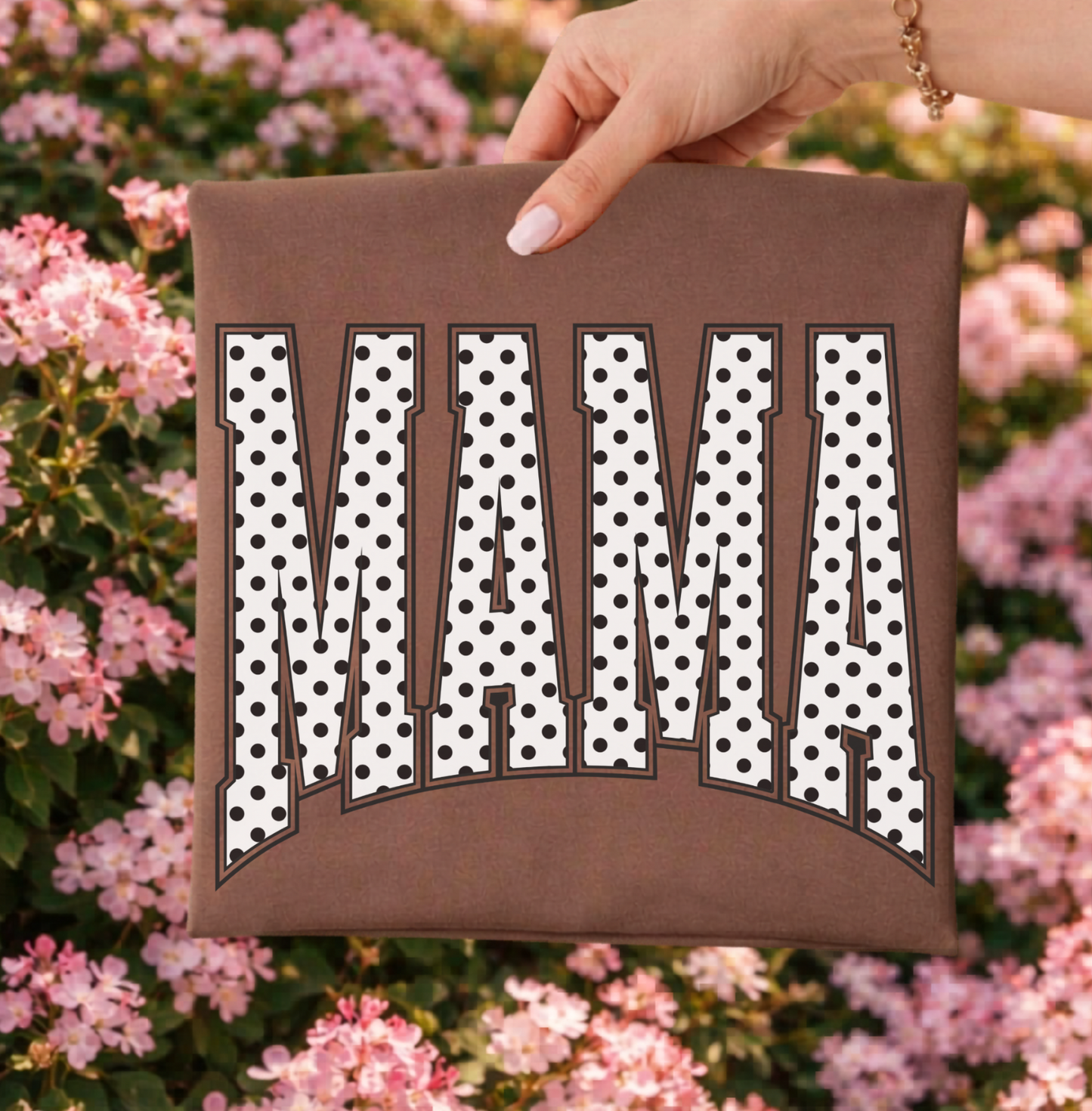 Polka dot Mama Tee
