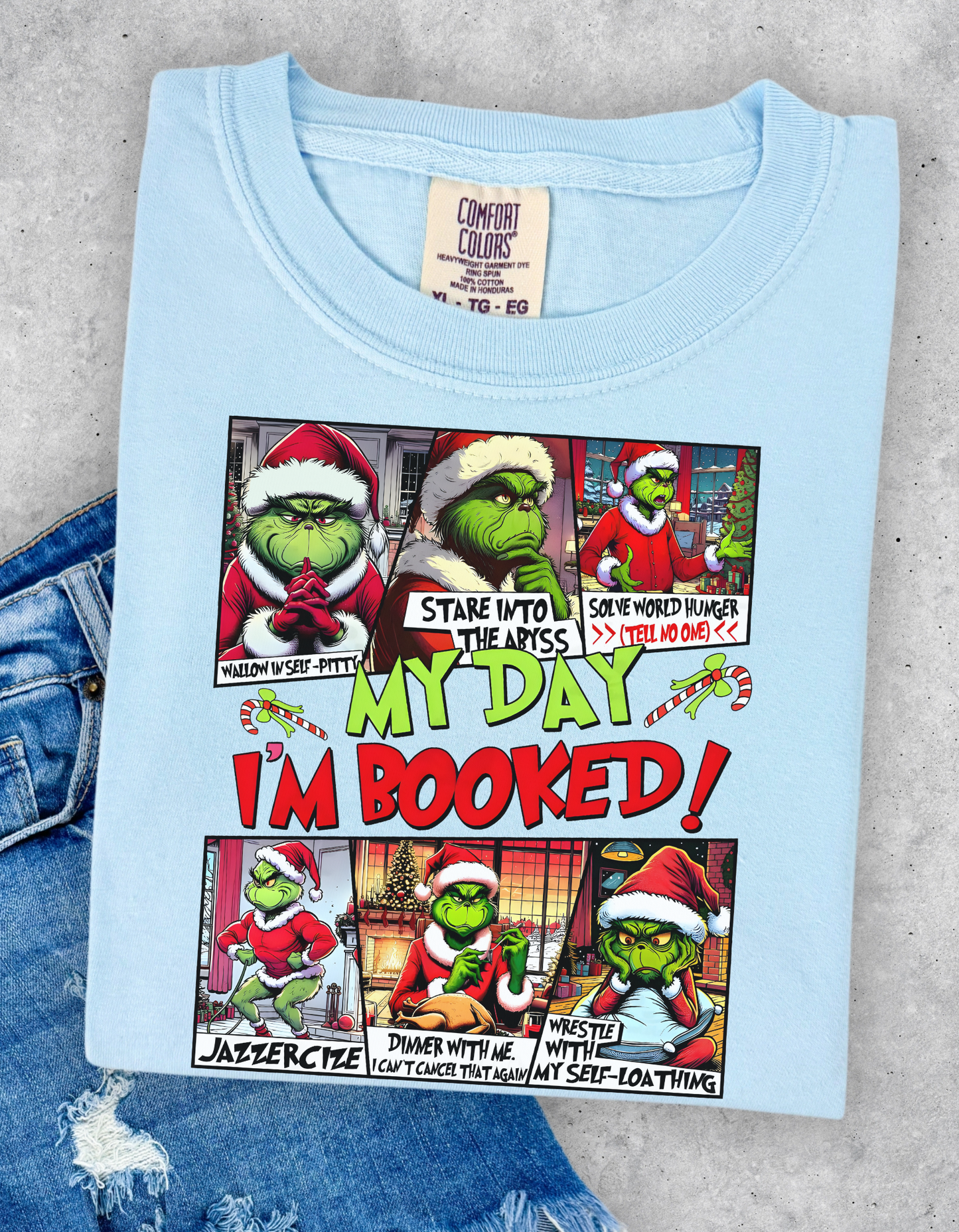 My day is booked graphic tshirt