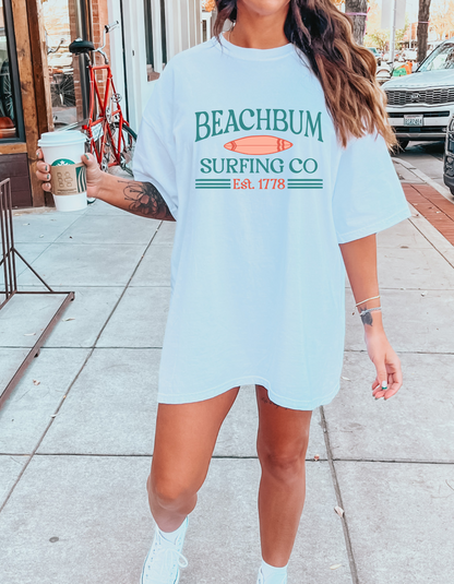 Beachbum Surfing CO Graphic Tshirt