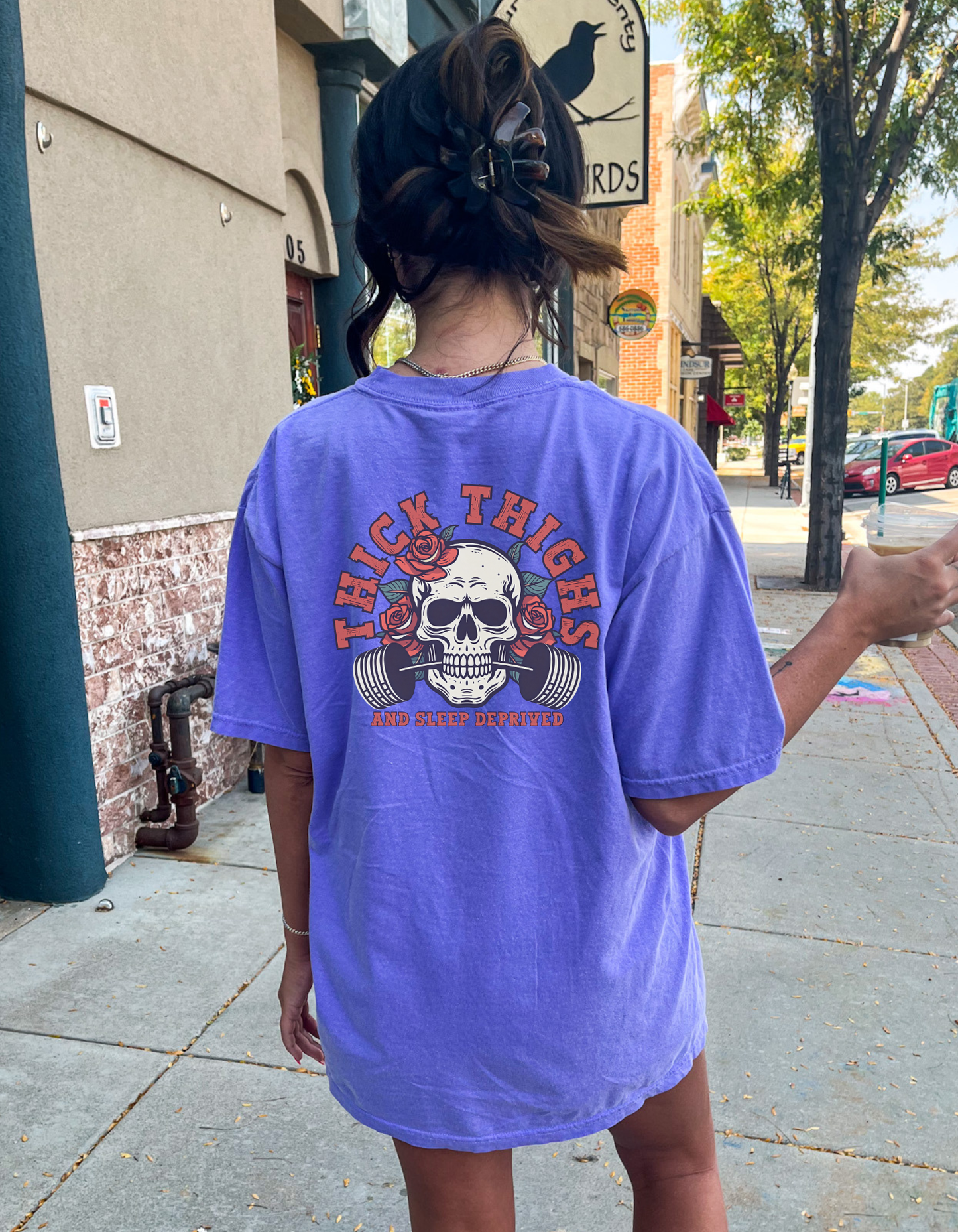 Thick thighs & sleep deprived Graphic Tee