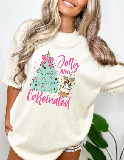 Jolly and caffeinated graphic tee