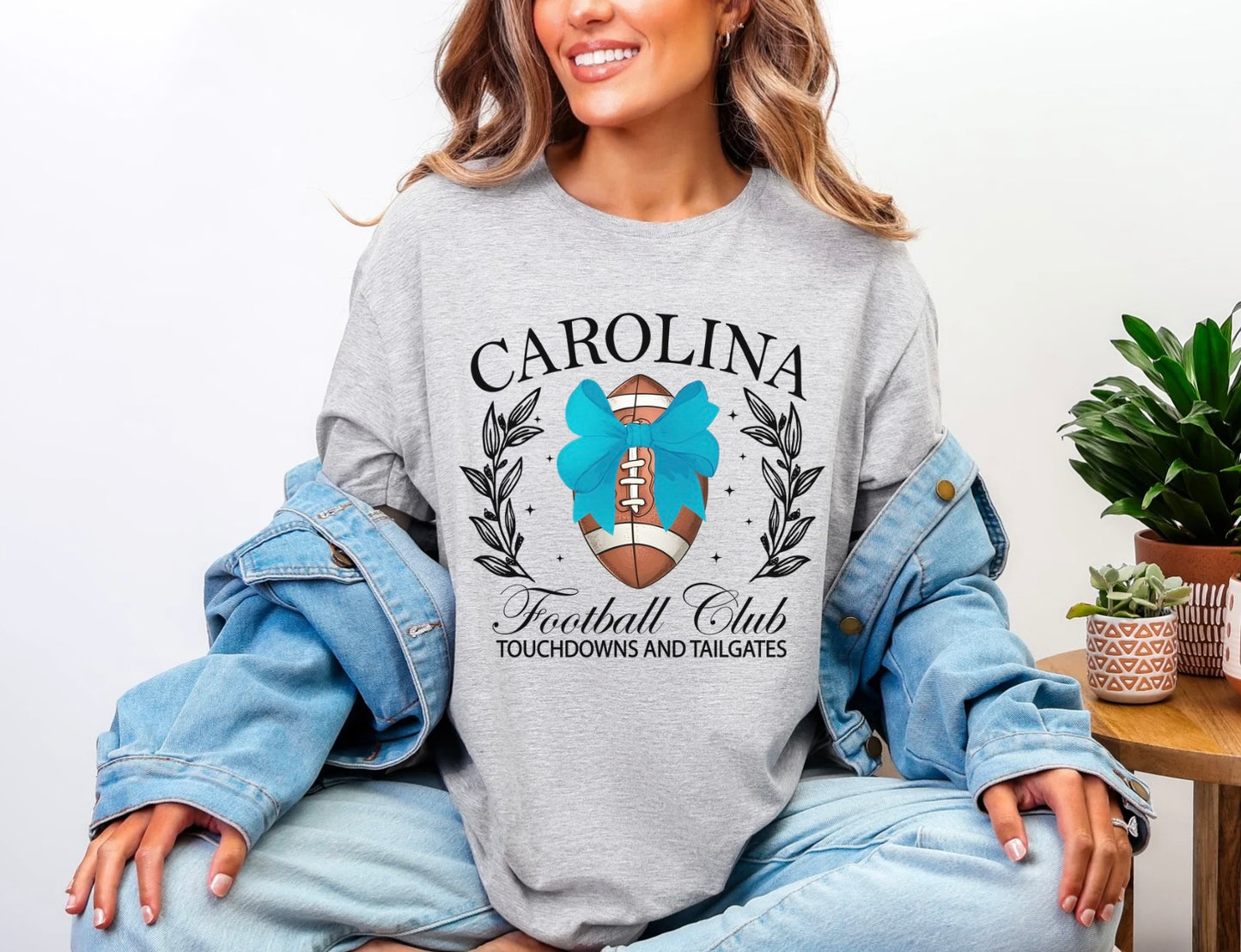 Football Teams Bow Graphic Tee