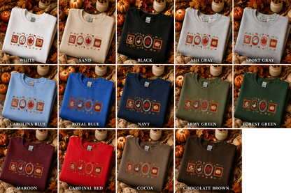 Fall Frame Embroidered Crewneck sweater