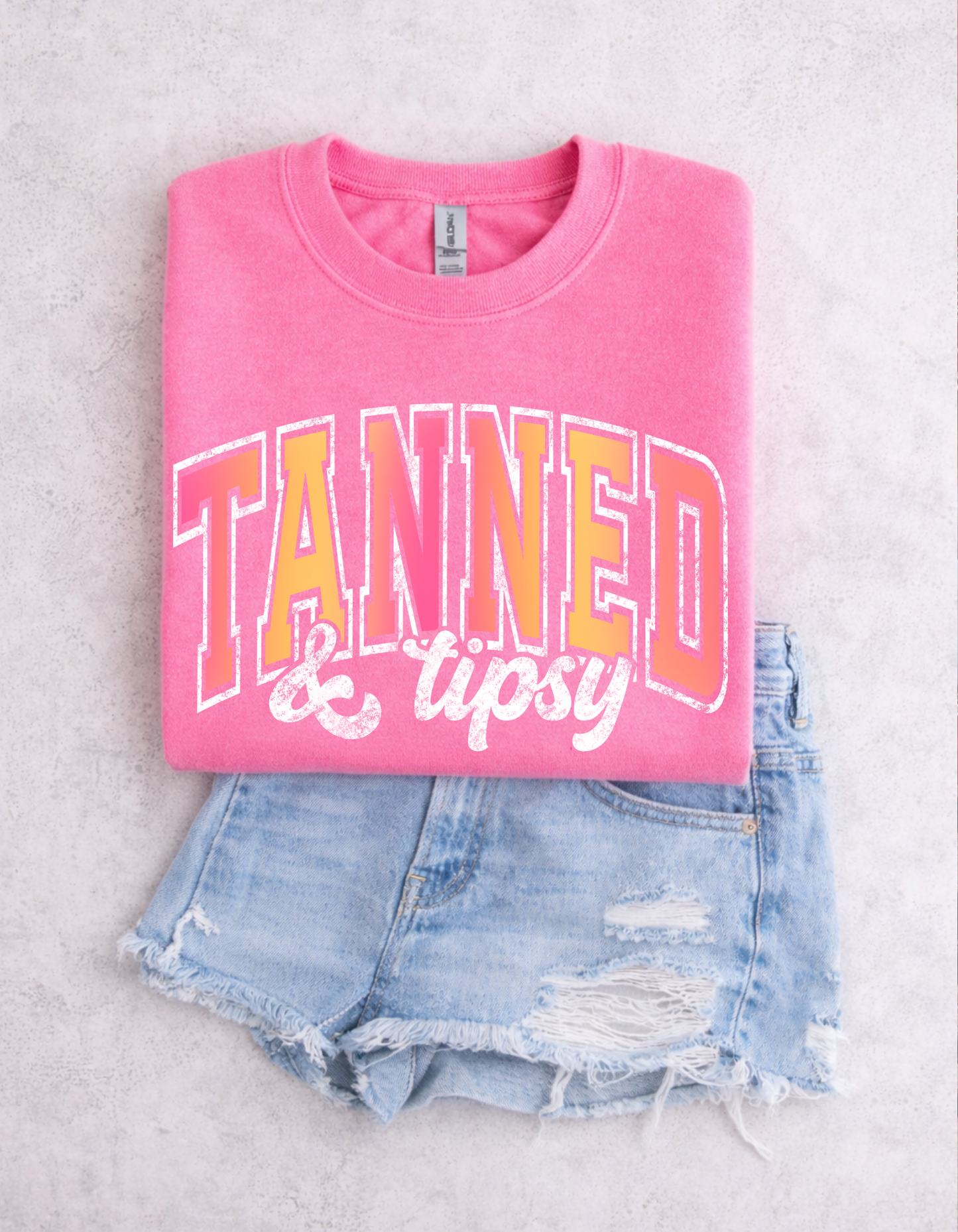 Tanned and Tipsy Crewneck Sweater