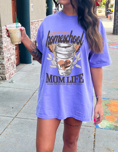Homeschool mom life Graphic Tee