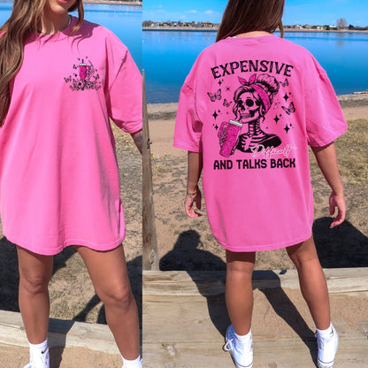 Difficult and talks back tee