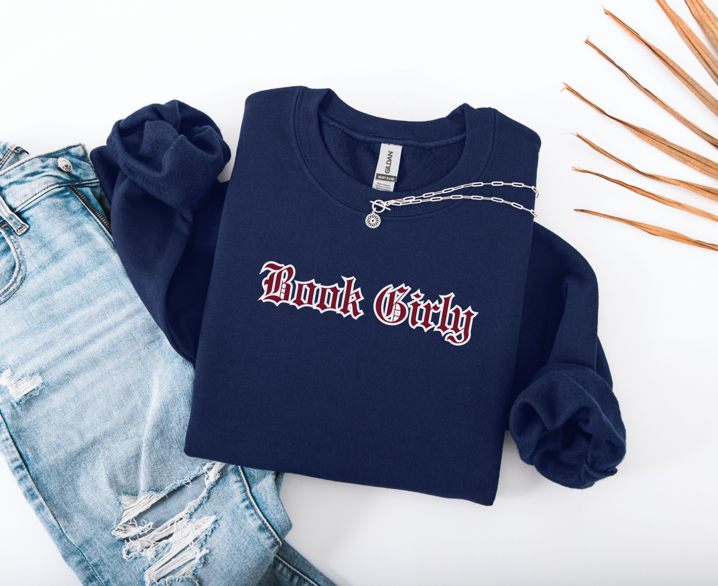Book girly Crewneck Sweater