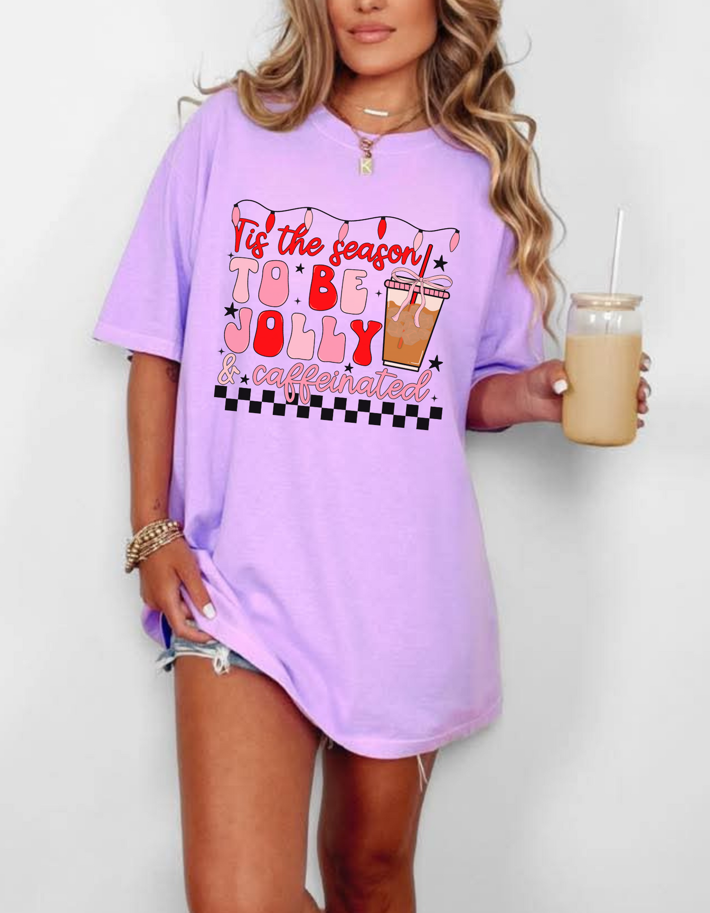 Tis the Season to be Caffeinated Graphic Tee