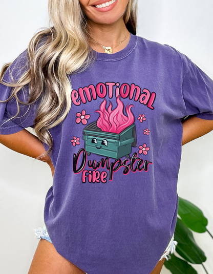 Emotional dumpster fire tshirt