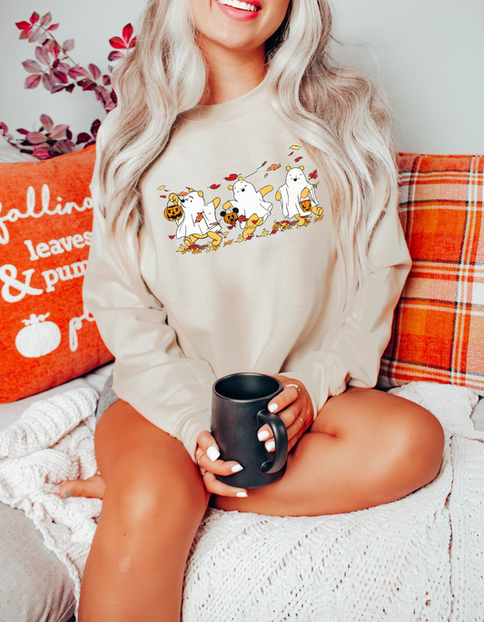 Vintage Halloween Pooh crewneck sweater