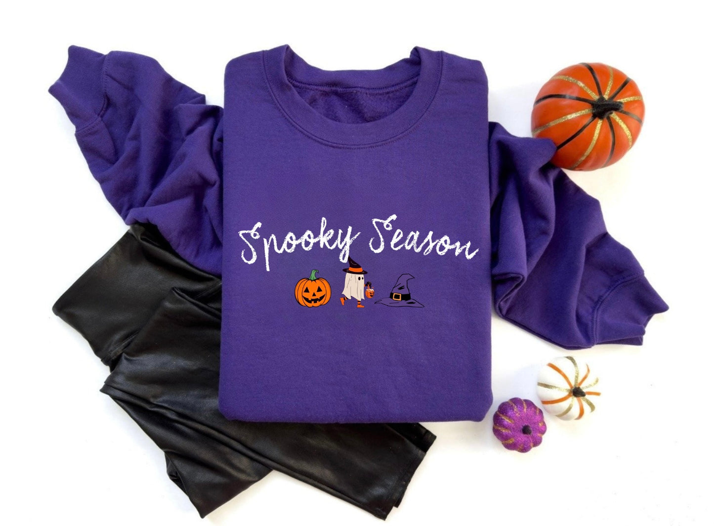 Spooky season crewneck sweater