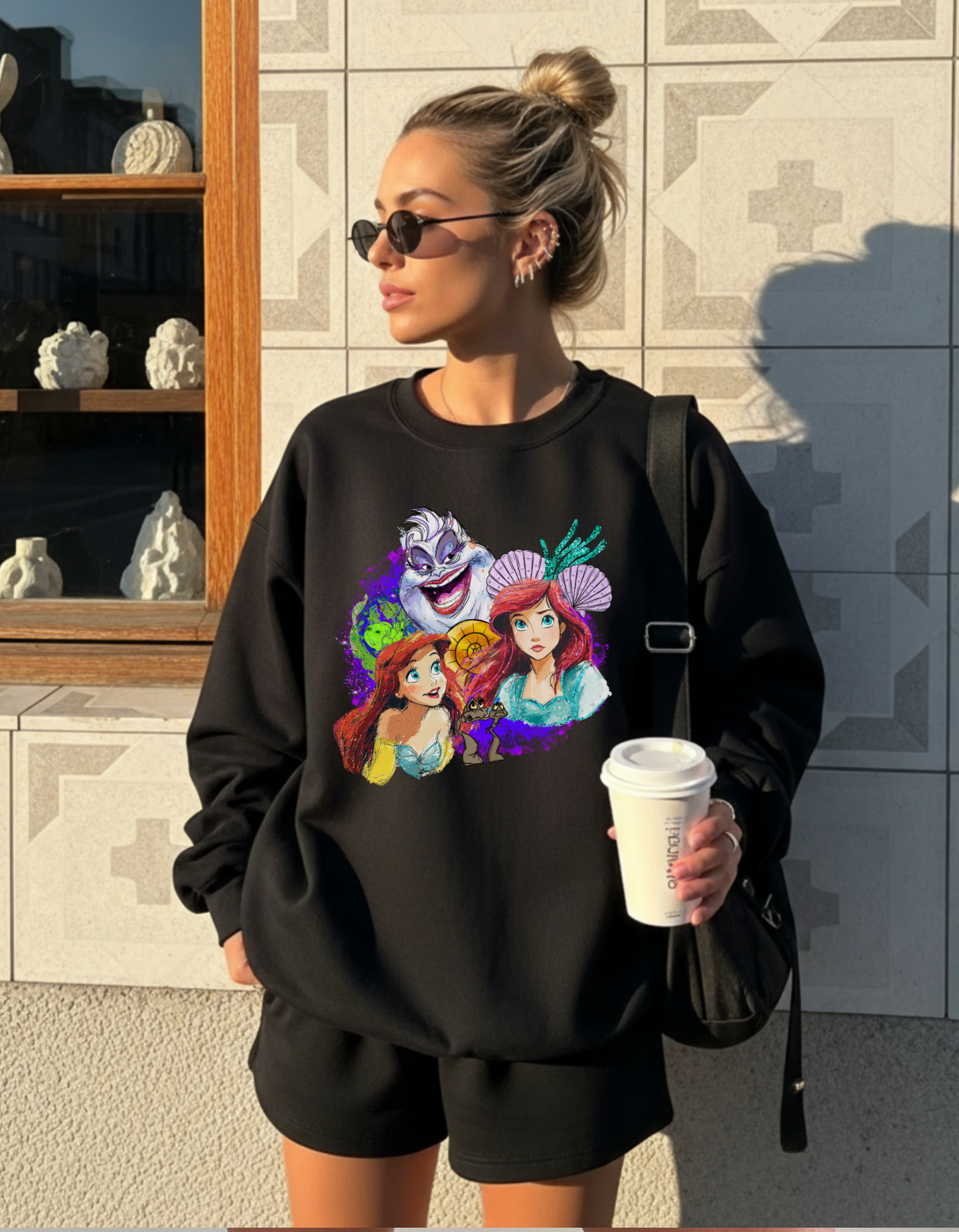 (Pre-order) Little Mermaid Collage Crewneck Sweater