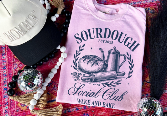 Sourdough social club graphic tees