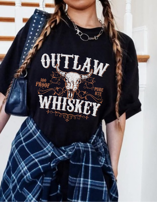 Outlaw Whiskey Graphic Tee
