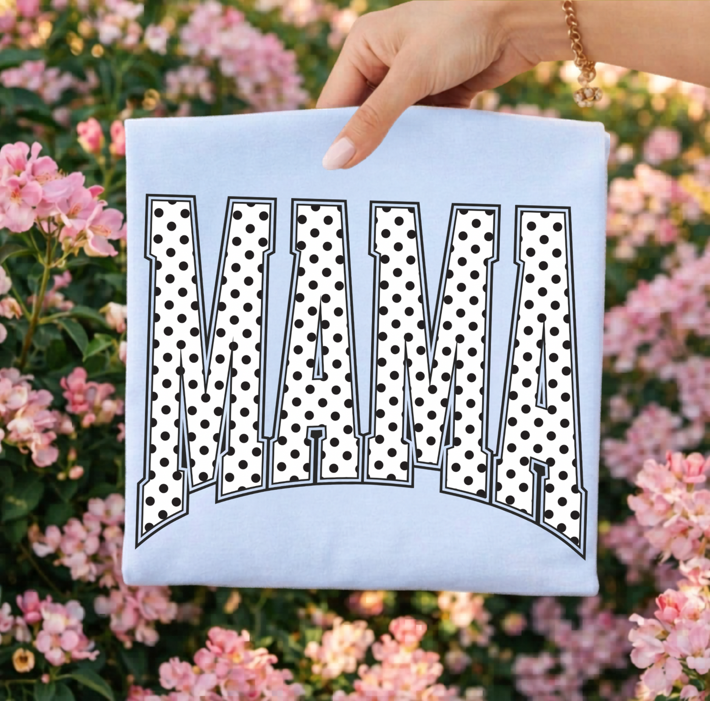 Polka dot Mama Tee