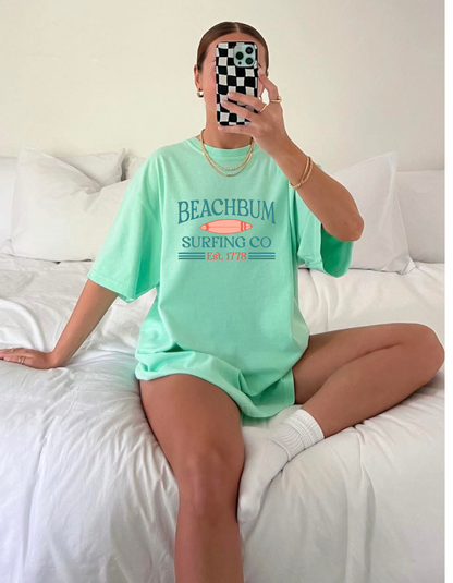 Beachbum Surfing CO Graphic Tshirt