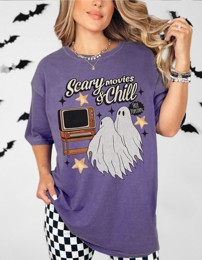 Scary movies and Chill Tee