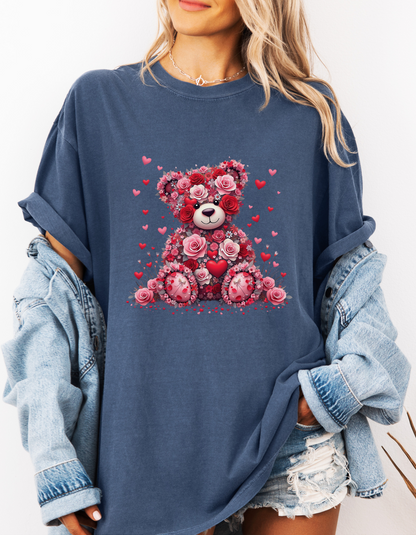 Valentines Bear Graphic Tshirt