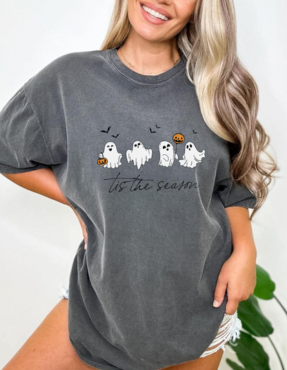 Ghosts Tis the Season graphic tshirt