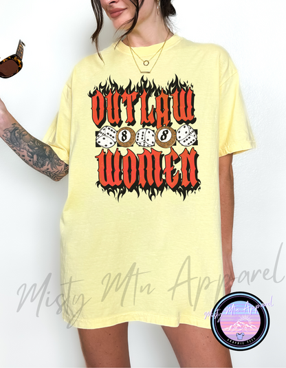 Outlaw women graphic tee