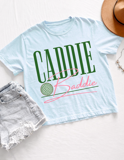 Caddie Baddie Cropped Boxy Tee