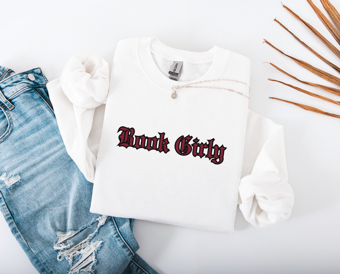 Book girly Crewneck Sweater