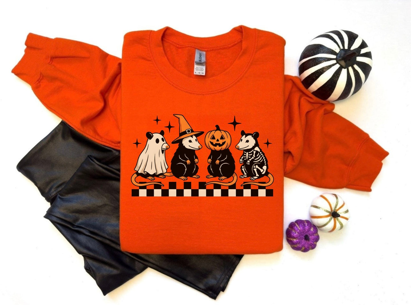 Halloween Possums Crewneck Sweater