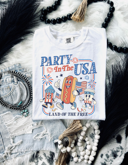 Retro Party in the USA Graphic Tee