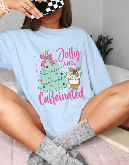 Jolly and caffeinated graphic tee