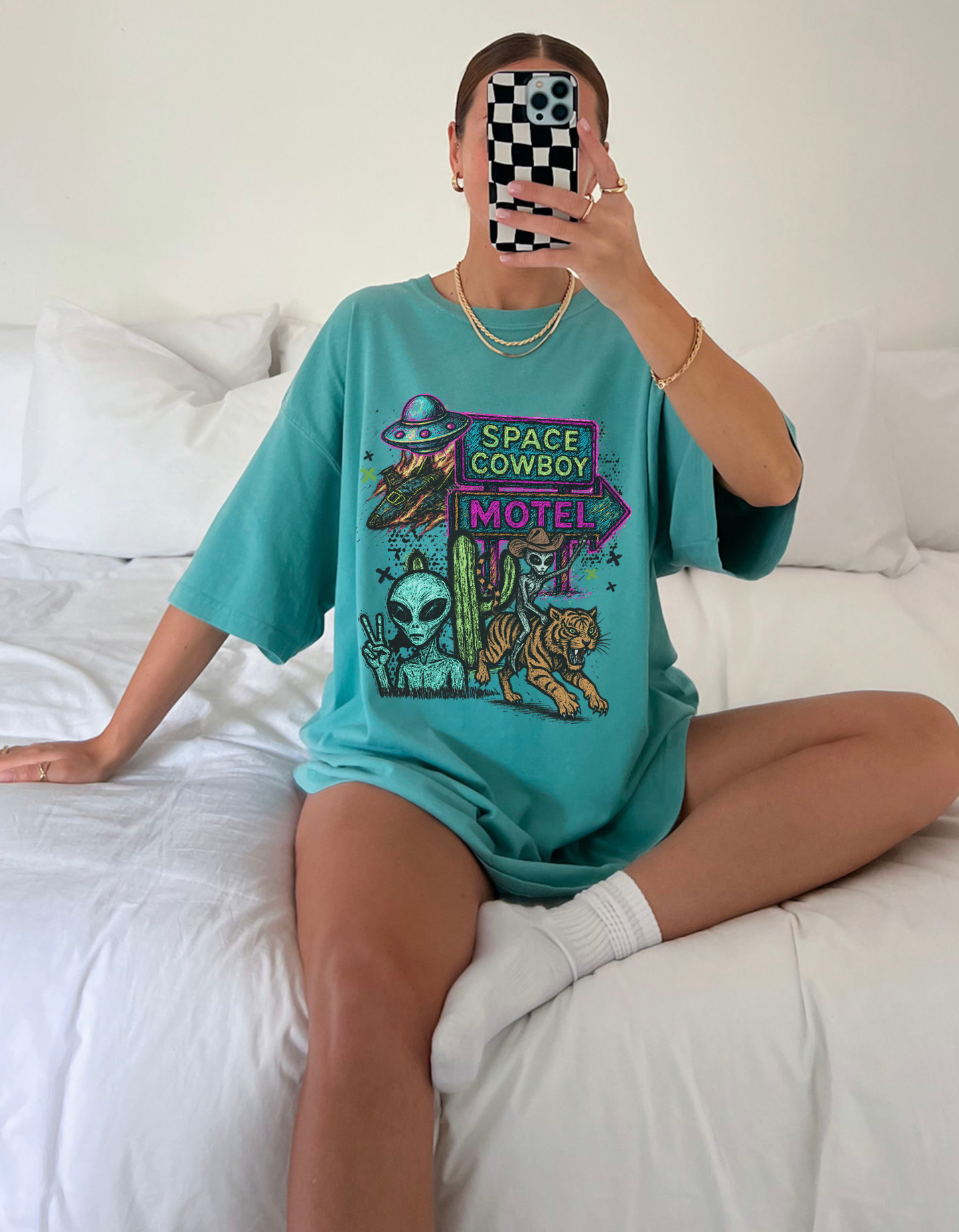 Space Cowboy Motel Graphic Tee