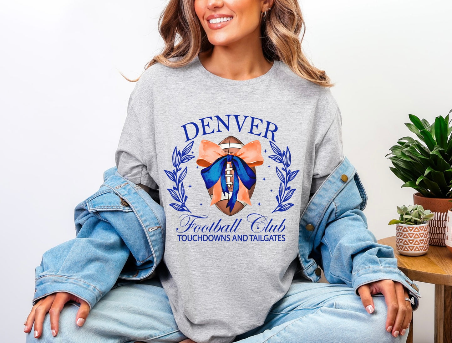Football Teams Bow Graphic Tee