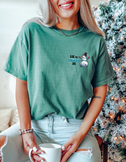 Kiss My Frosty Ass Pocket Graphic Tshirt by