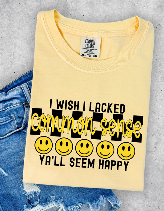 Common Sense Tshirt