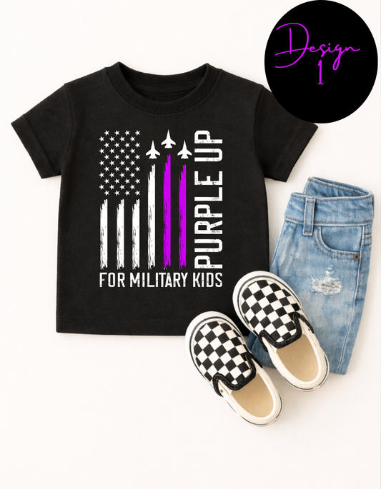 (Pre-order) Purple up for military kids