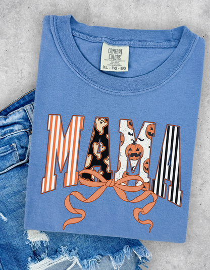 Spooky mama coquette graphic tee