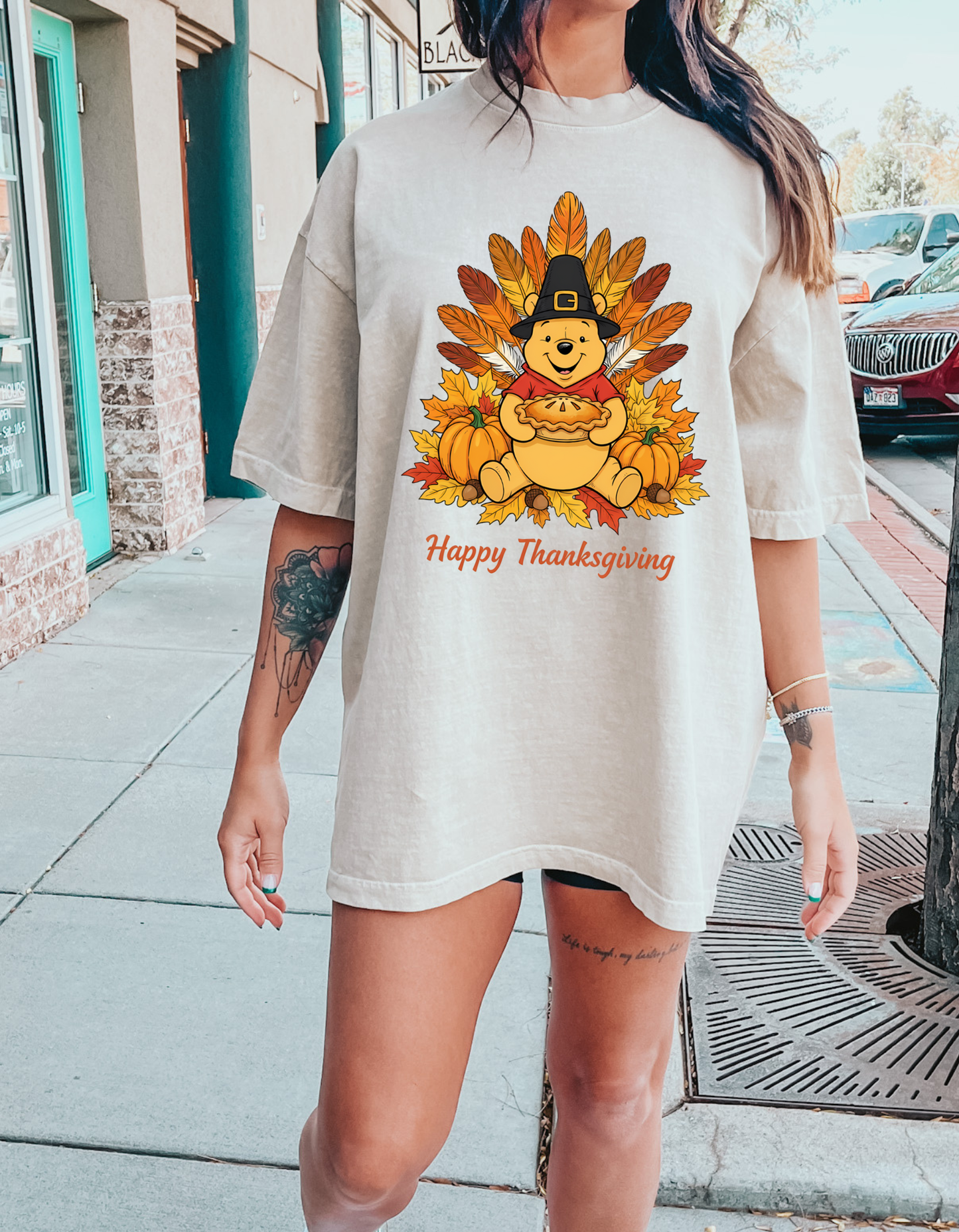 Happy Thanksgiving Pooh Tshirt