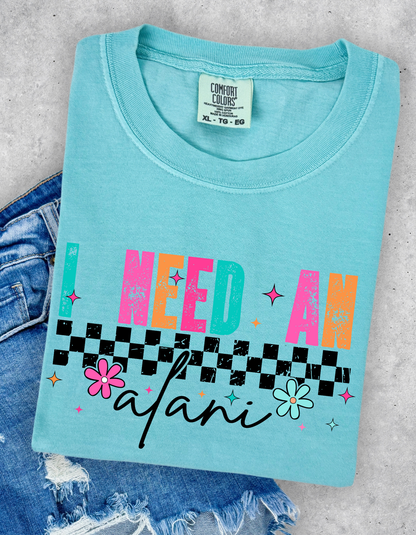 I need an Alani graphic tshirt