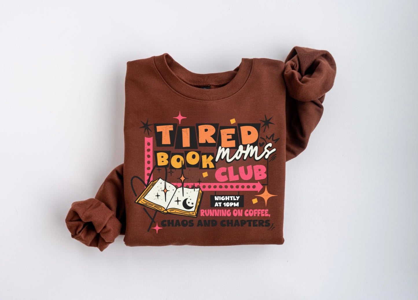 (PRE-ORDER) Tired Moms Book Club Crewneck Sweater