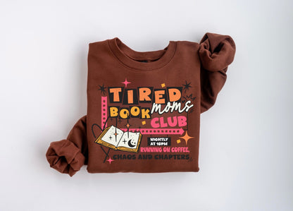 (PRE-ORDER) Tired Moms Book Club Crewneck Sweater