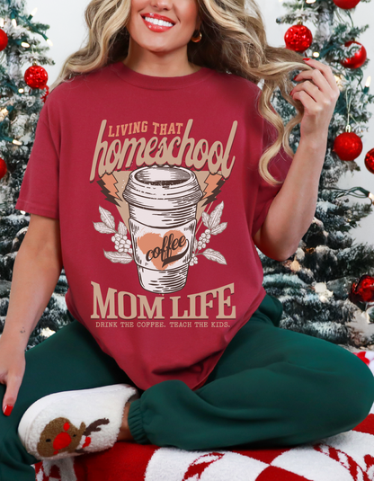 Homeschool mom life Graphic Tee