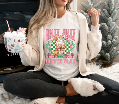 Holly Jolly Coffee Club Graphic Tee