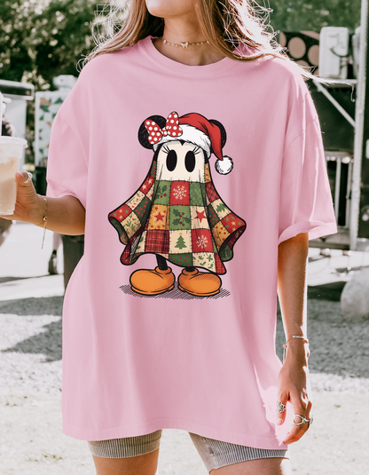 Quilt Mouse Ghost Graphic Tee