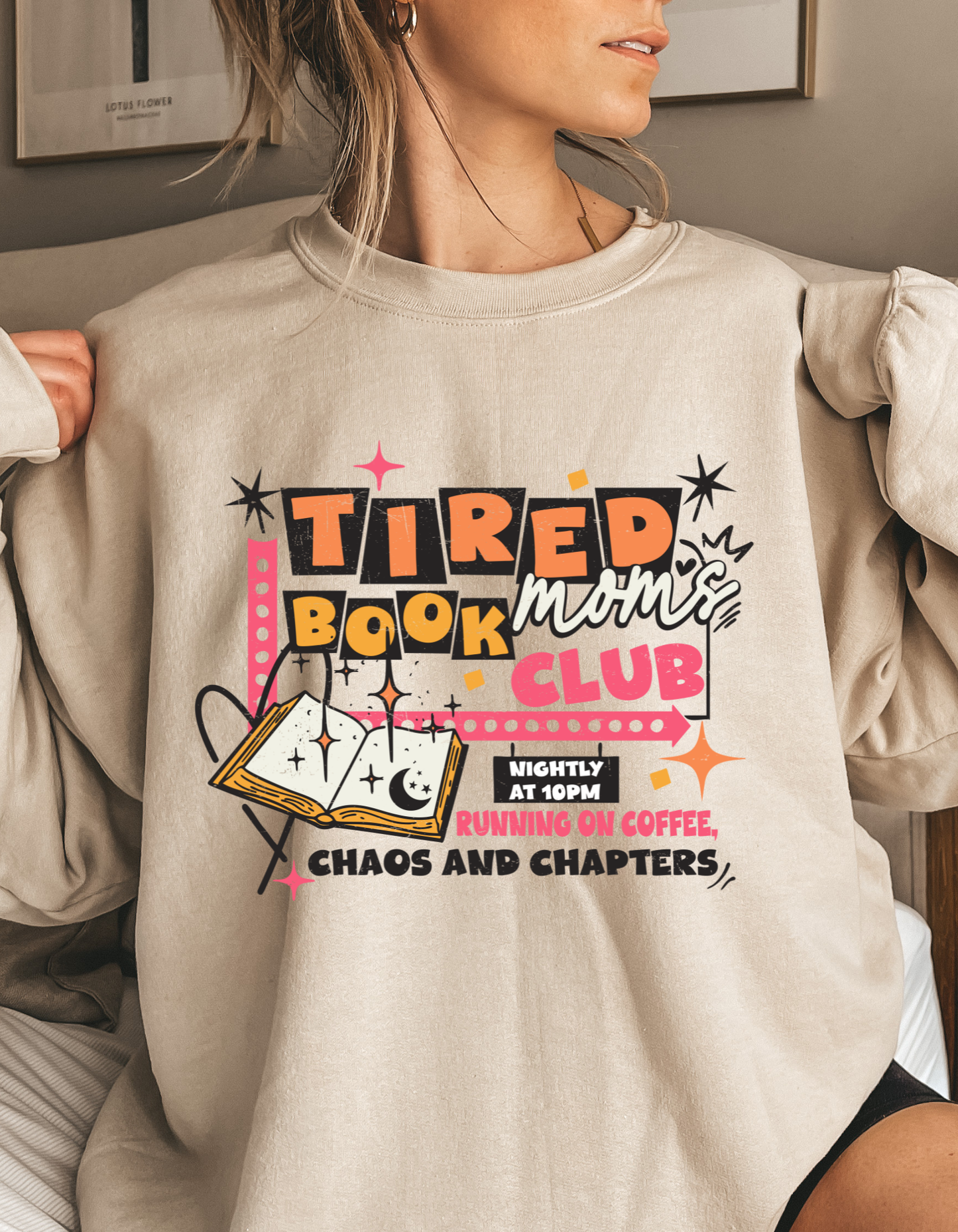 (PRE-ORDER) Tired Moms Book Club Crewneck Sweater