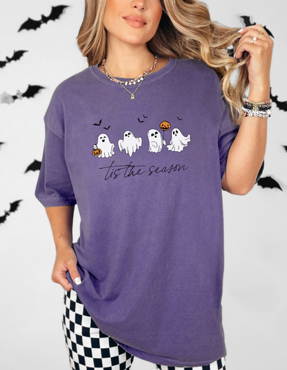 Ghosts Tis the Season graphic tshirt