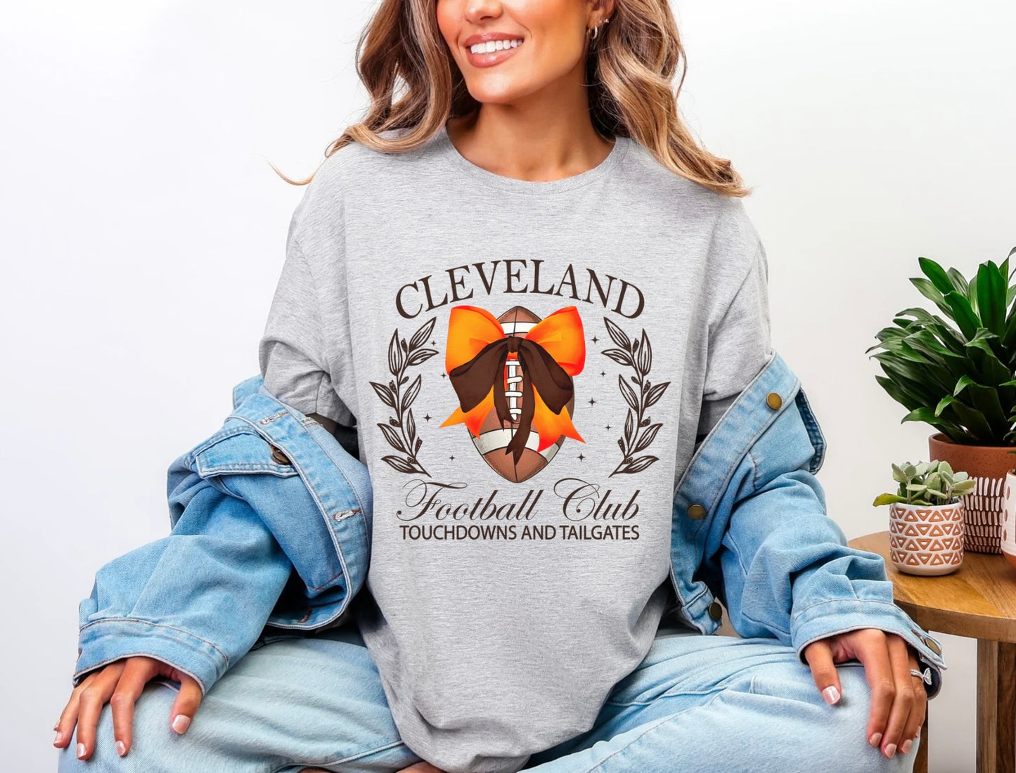 Football Teams Bow Graphic Tee